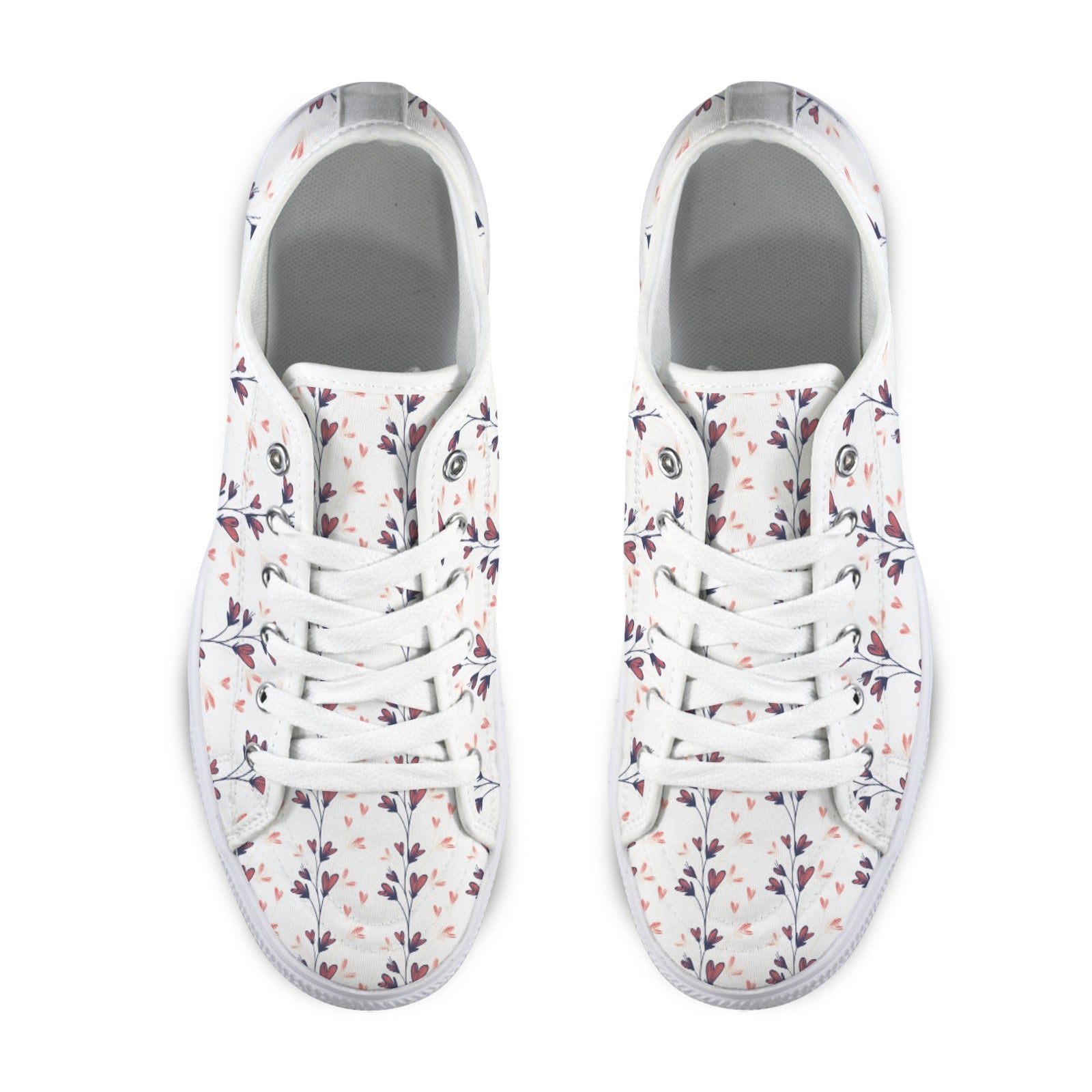 Floral Line Art Sneakers