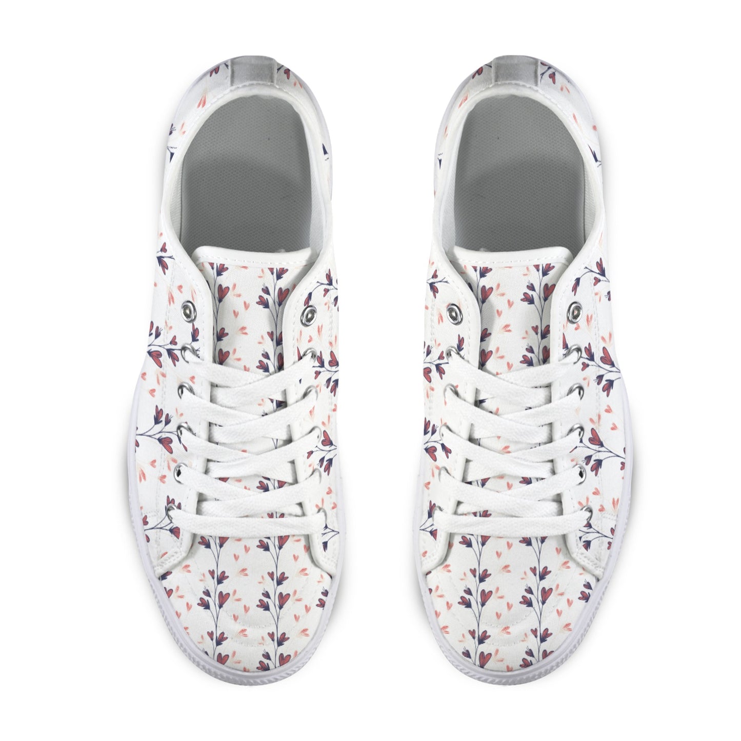 Floral Line Art Sneakers