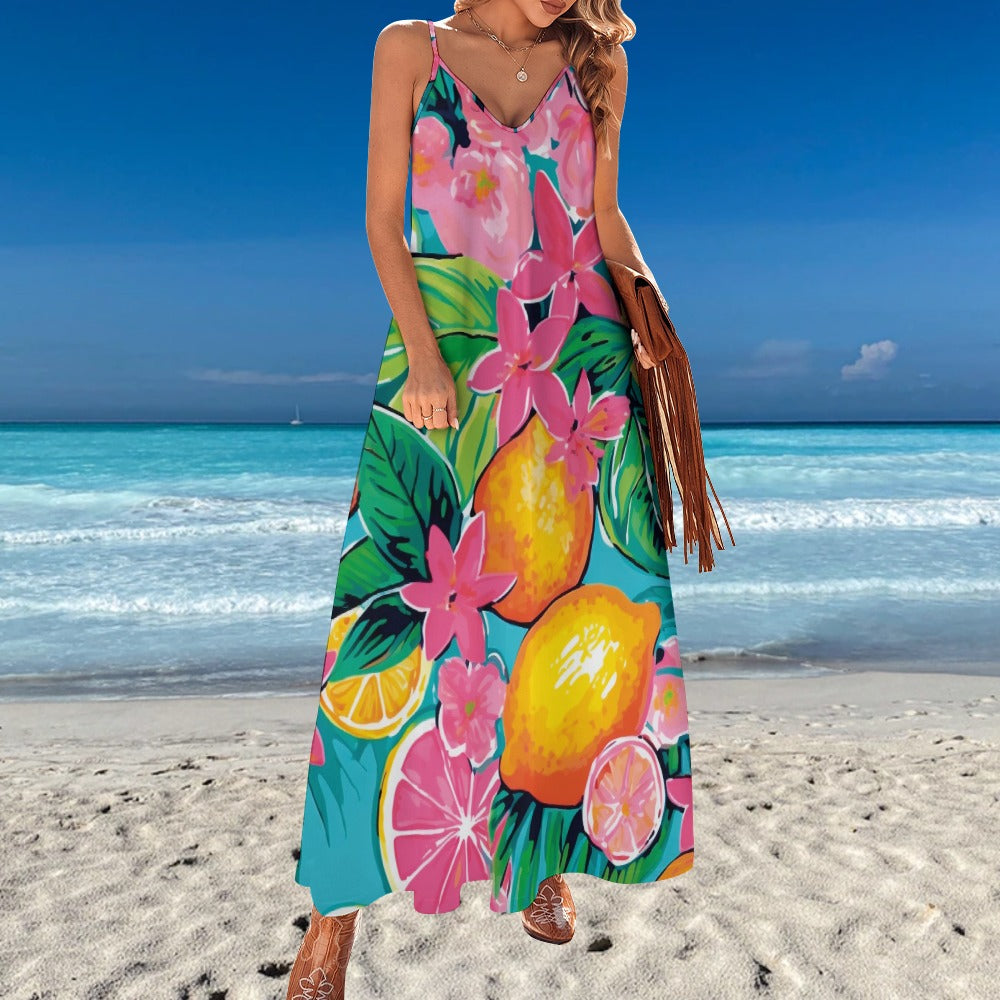 Sling Ankle Long Dress