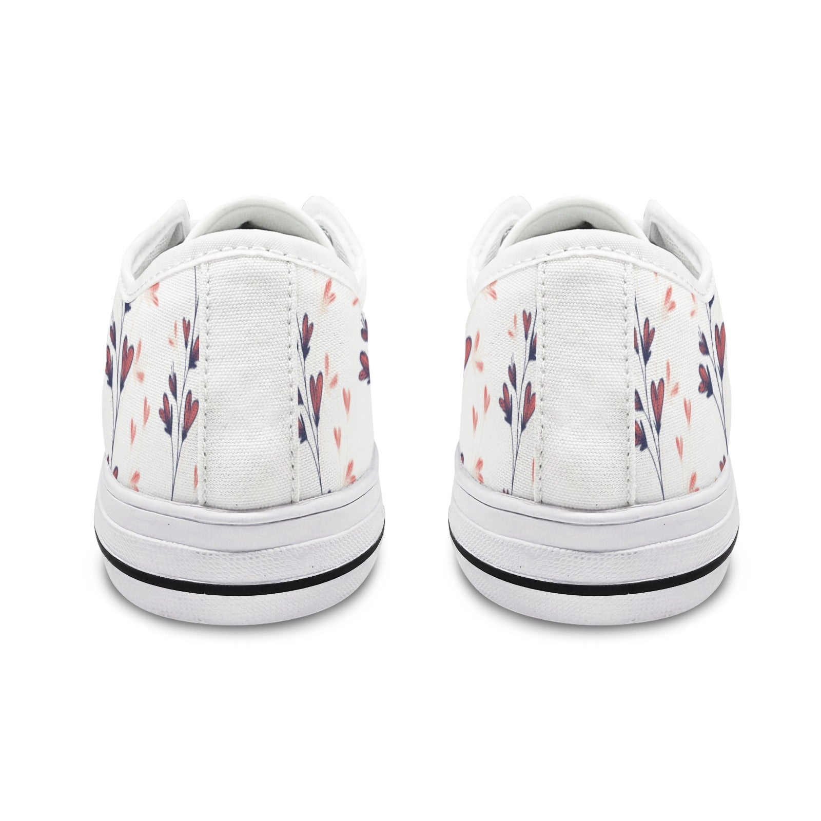 Floral Line Art Sneakers