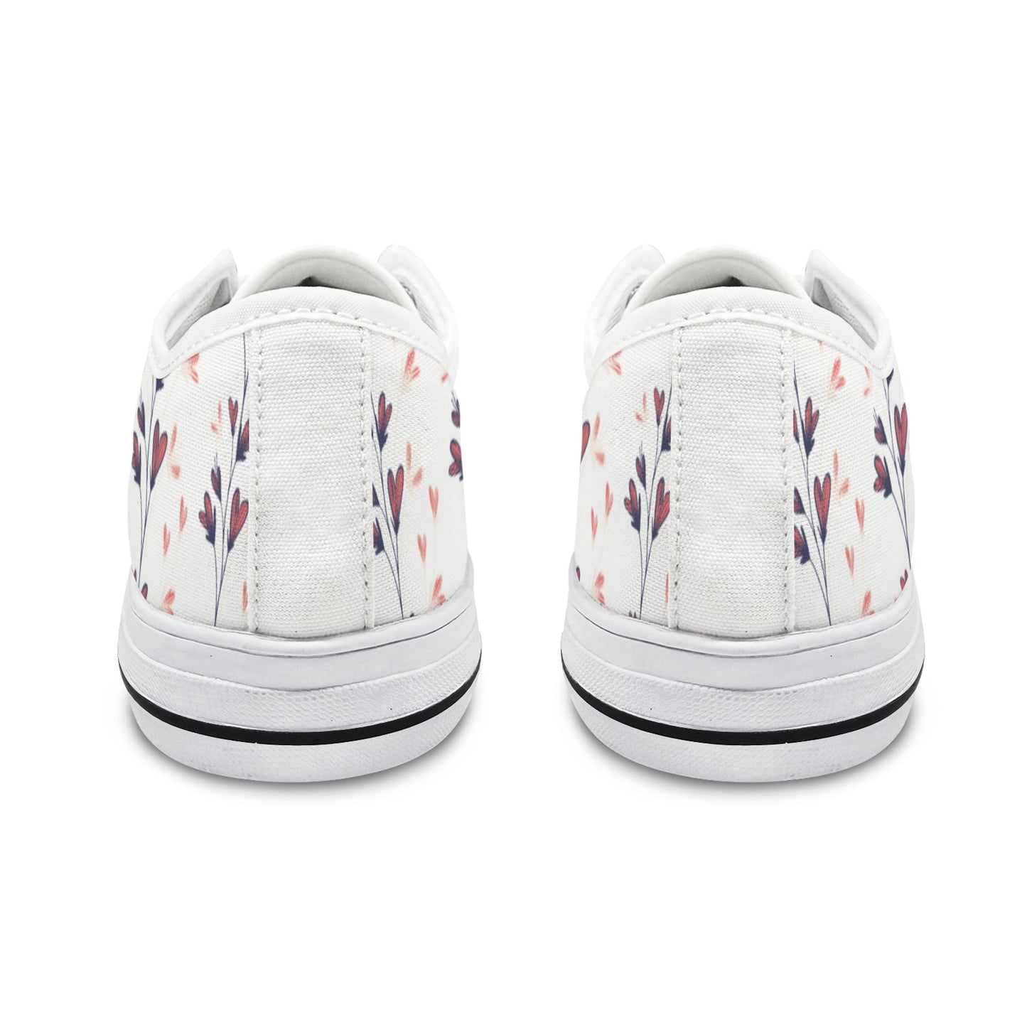 Floral Line Art Sneakers