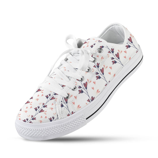 Floral Line Art Sneakers