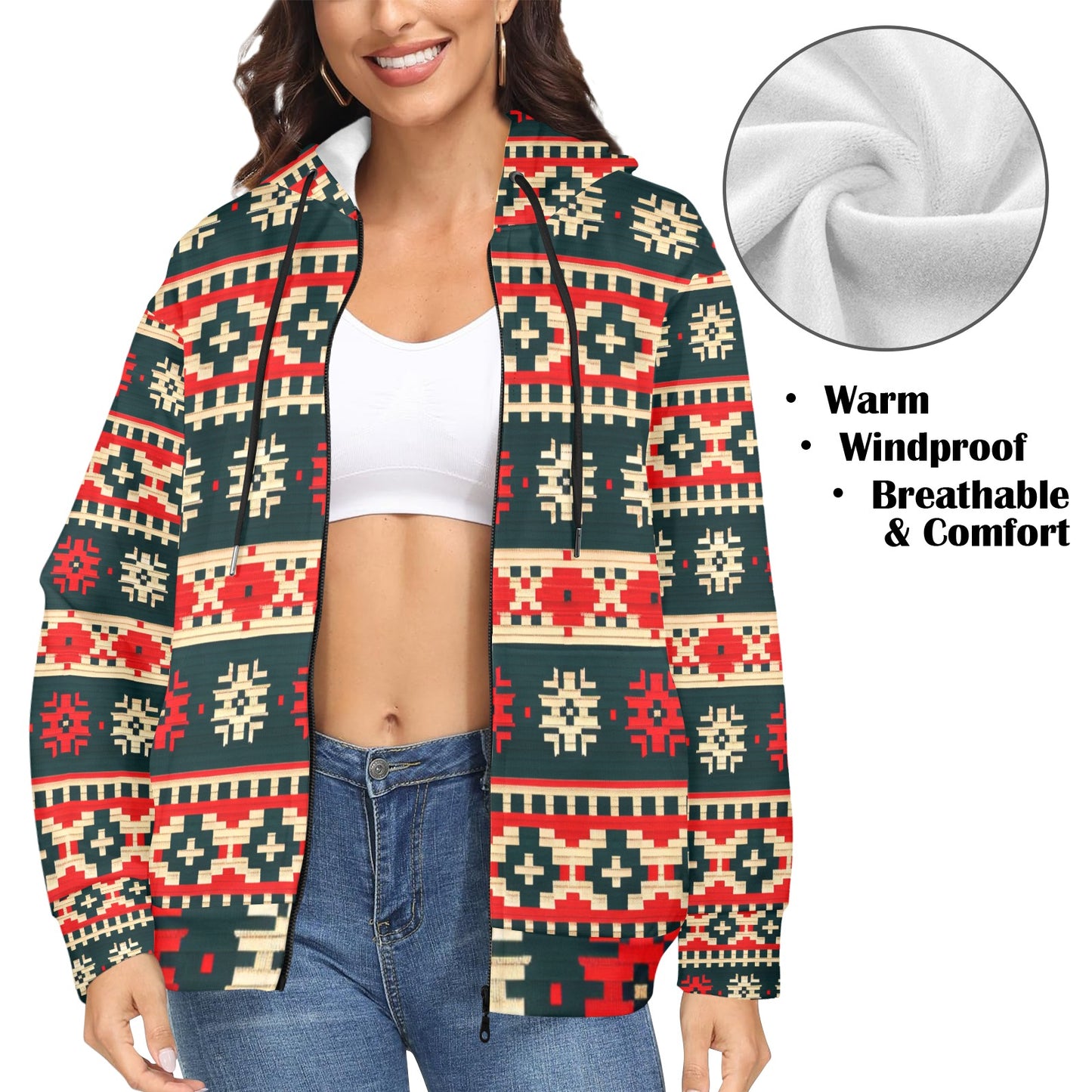 Women's Fleece Full-Zip Hoodie